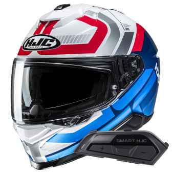 Integral HJC i71 Viz MC21 + Kit Bluetooth Smart 21B