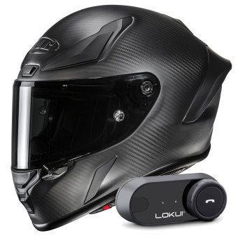 Casque Integral HJC RPHA 1 V2 Carbon Matte Black + Kit Bluetooth Lokui K30 Casque Integral HJC RPHA 1 V2 Carbon Matte Black + Kit Bluetooth Lokui K30