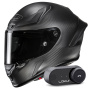 Casque Integral HJC RPHA 1 V2 Carbon Matte Black + Kit Bluetooth Lokui K30