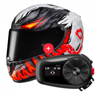 Integral HJC RPHA 11 Anti Venom Marvel MC1SF + Kit Bluetooth 5S