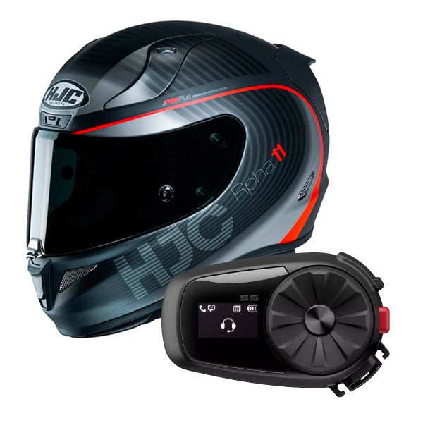Integral HJC RPHA 11 Bine MC1SF + Kit Bluetooth Sena 5S Solo