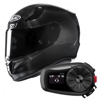 Integral HJC RPHA 11 Carbon Black + Kit Bluetooth Sena 5S Solo