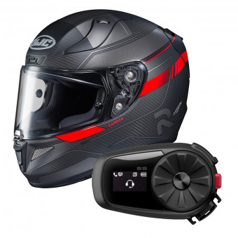 Integral HJC RPHA 11 Carbon Nakri MC1SF + Kit Bluetooth Sena 5S Solo
