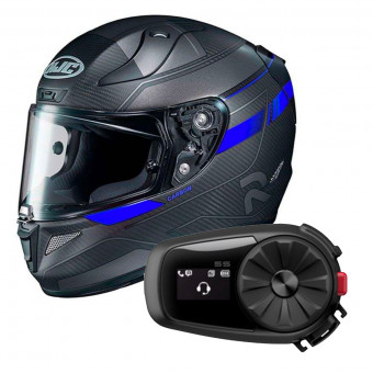 Integral HJC RPHA 11 Carbon Nakri MC2SF + Kit Bluetooth Sena 5S Solo