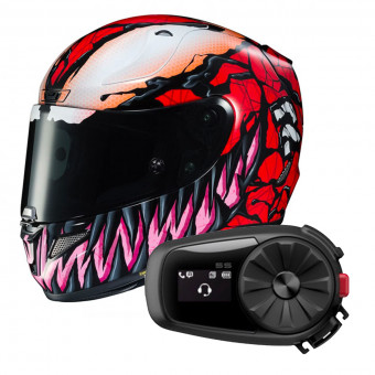 Integral HJC RPHA 11 Carnage Marvel MC1 + Kit Bluetooth Sena 5S Solo