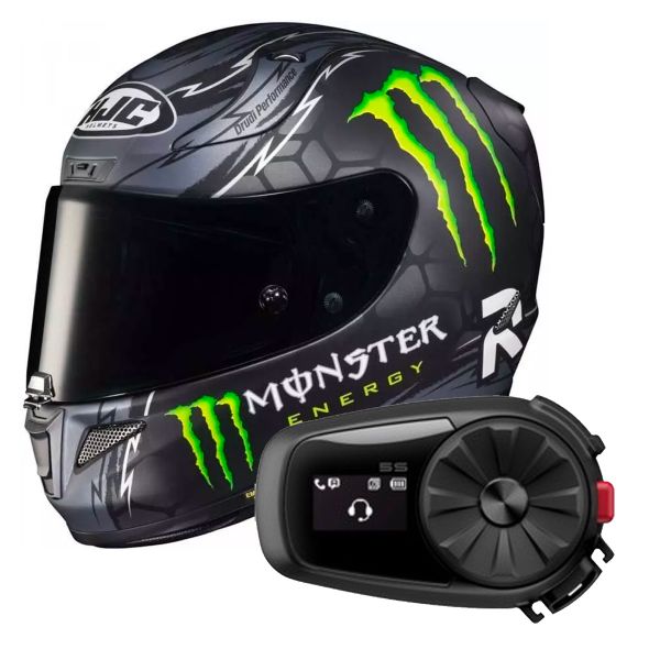 Integral HJC RPHA 11 Crutchlow Replica Black MC5SF + Kit Bluetooth Sena 5S Solo