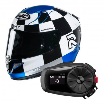 Integral HJC RPHA 11 Misano MC2 + Kit Bluetooth Sena 5S Solo