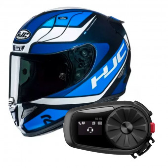 Integral HJC RPHA 11 Scona MC2 + Kit Bluetooth Sena 5S Solo