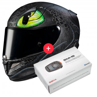 Integral HJC RPHA 11 Toothless Universal + Kit Bluetooth SMH5