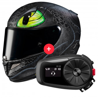 Integral HJC RPHA 11 Toothless Universal + Kit Bluetooth 5S
