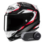 Casque Integral HJC RPHA 12 Brels MC1 + Kit Bluetooth Lokui K30