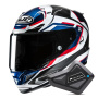 Casque Integral HJC RPHA 12 Brels MC21 + Kit Bluetooth BT Mini