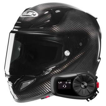 Integral HJC RPHA 12 Carbon Black+Kit Bluetooth 5S Solo
