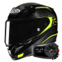 Casque Integral HJC RPHA 12 Carbon Keres MC3H + Kit Bluetooth 5S Solo