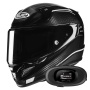 Casque Integral HJC RPHA 12 Carbon Keres MC5 + Kit bluetooth 5R Lite Solo