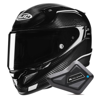 Integral HJC RPHA 12 Carbon Keres MC5 + Kit Bluetooth BT Mini