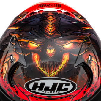 HJC RPHA 12 Diablo Blizzard MC1 + Kit Bluetooth BT Mini