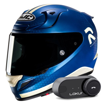 Integral HJC RPHA 12 Enoth MC2SF + Kit Bluetooth Lokui K30