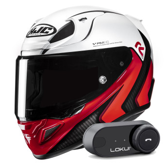 Integral HJC RPHA 12 Kos MC1 + Kit Bluetooth Lokui K30