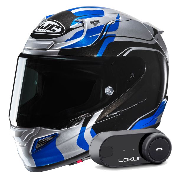 Integral HJC RPHA 12 Lawin MC2 + Kit Bluetooth Lokui K30