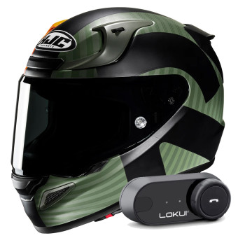 Integral HJC RPHA 12 Ottin MC47SF + Kit Bluetooth Lokui K30