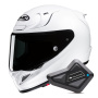 Casque Integral HJC RPHA 12 Pearl White + Kit Bluetooth BT Mini