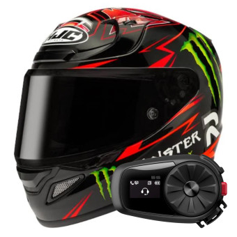 Integral HJC RPHA 12 Quartararo Replica + Kit Bluetooth 5S Solo
