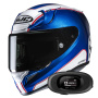 Casque Integral HJC RPHA 12 Respon MC2 + Kit bluetooth 5R Lite