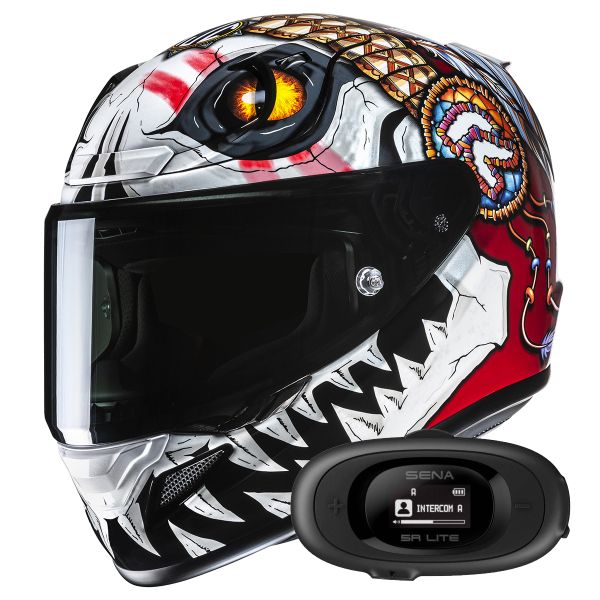 Integral HJC RPHA 12 Skully MC1 + Kit bluetooth 5R Lite