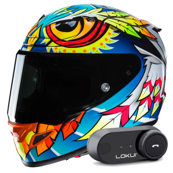 Integral HJC RPHA 12 Spasso MC3H + Kit Bluetooth Lokui K30