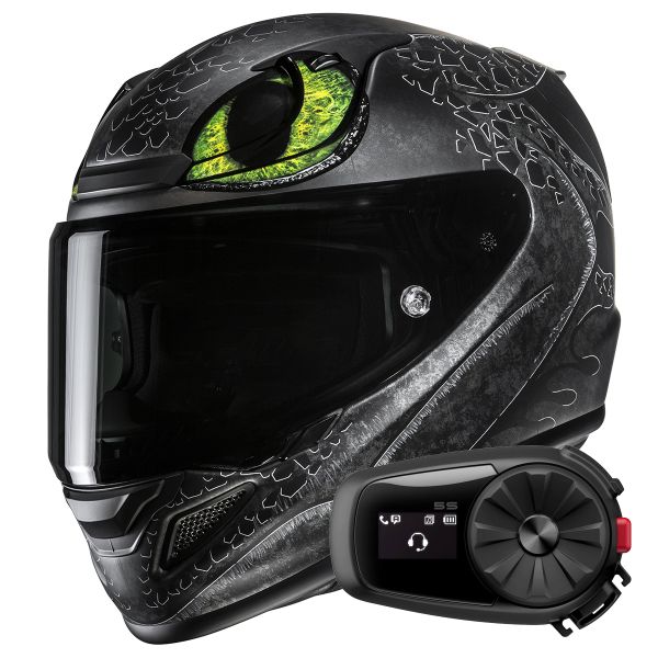 Integral HJC RPHA 12 Toothless II Universal MC4SF + Kit Bluetooth 5S Solo