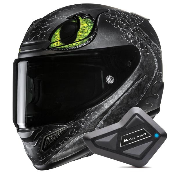 Integral HJC RPHA 12 Toothless II Universal MC4SF + Kit Bluetooth BT Mini