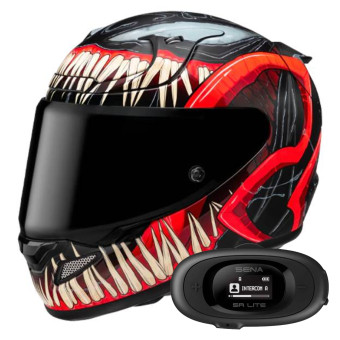 Integral HJC RPHA 12 Venom 3 Marvel + Kit bluetooth 5R Lite Solo