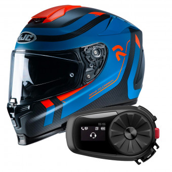 Integral HJC RPHA 70 Carbon Reple MC27SF + Kit Bluetooth Sena 5S Solo