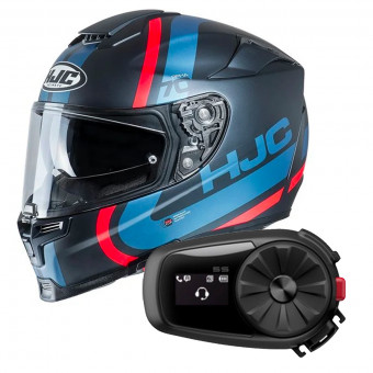 Integral HJC RPHA 70 Gaon MC2SF + Kit Bluetooth Sena 5S Solo