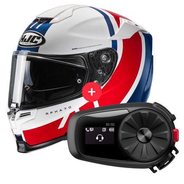 Integral HJC RPHA 70 Paika MC21 + Kit Bluetooth 5S