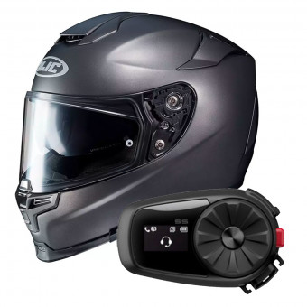Integral HJC RPHA 70 Semi Mat Titanium + Kit Bluetooth Sena 5S Solo