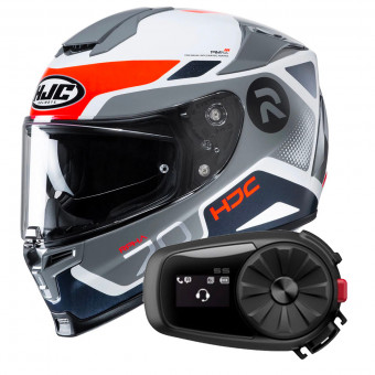 Integral HJC RPHA 70 Shuky MC6H + Kit Bluetooth Sena 5S Solo