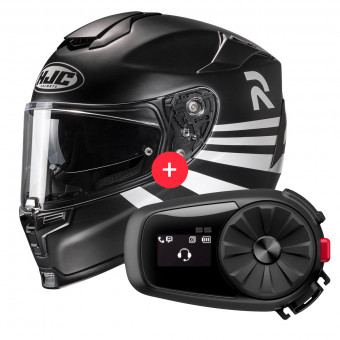 Integral HJC RPHA 70 Stipe MC10SF + Kit Bluetooth 5S