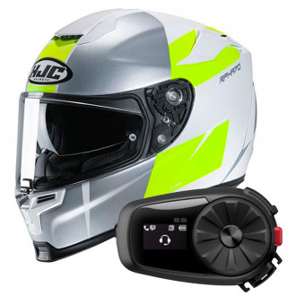 Integral HJC RPHA 70 Terika MC4HSF + Kit Bluetooth Sena 5S Solo