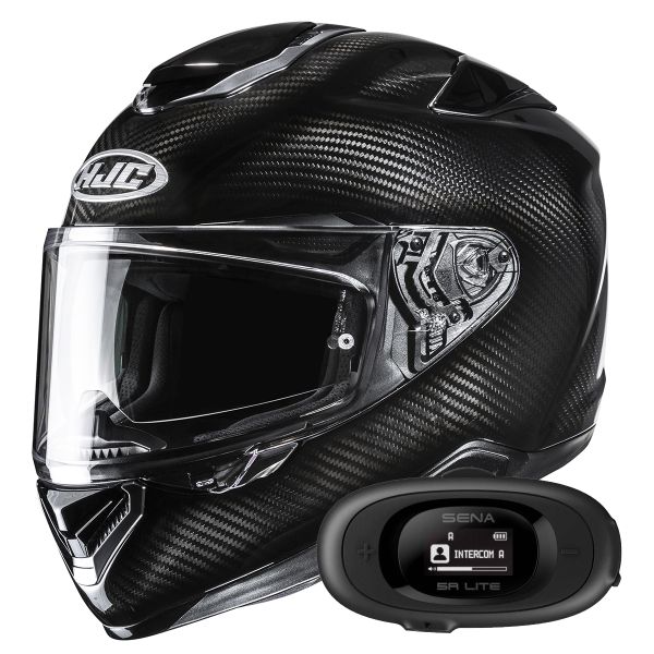 Integral HJC RPHA 72 Carbon Black + Kit bluetooth 5R Lite Solo