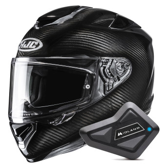 Integral HJC RPHA 72 Carbon Black + Kit Bluetooth BT Mini