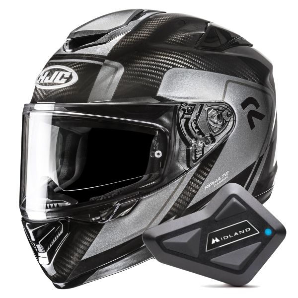 Integral HJC RPHA 72 Carbon Fynex MC5 + Kit Bluetooth BT Mini
