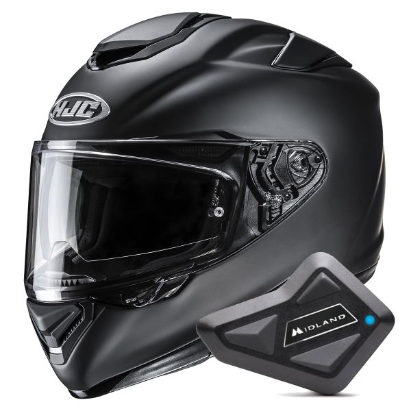 Integral HJC RPHA 72 Matte Black + Kit Bluetooth BT Mini