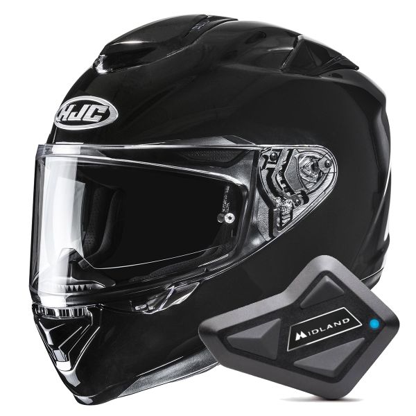 Integral HJC RPHA 72 Metal Black + Kit Bluetooth BT Mini