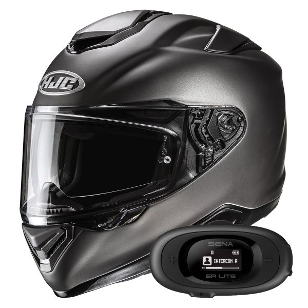Integral HJC RPHA 72 Semi Flat Titanium + Kit bluetooth 5R Lite Solo