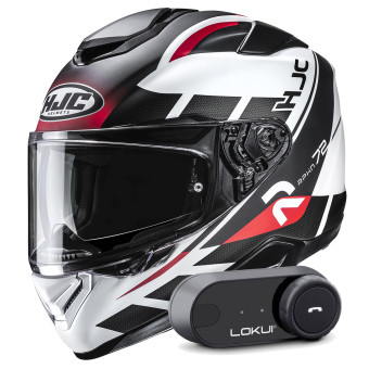 Integral HJC RPHA 72 Value MC1SF + Kit Bluetooth Lokui K30