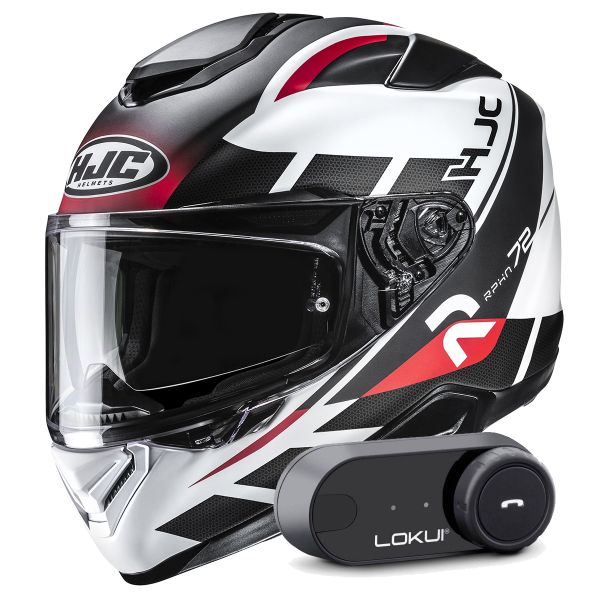 Integral HJC RPHA 72 Value MC1SF + Kit Bluetooth Lokui K30