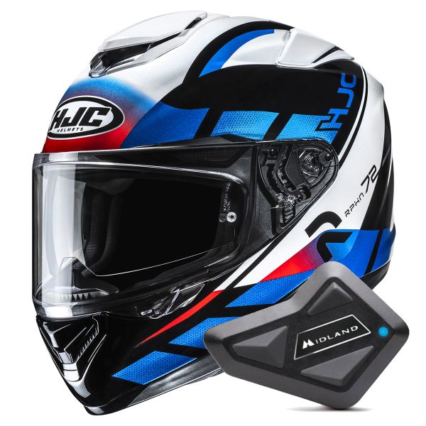 Integral HJC RPHA 72 Value MC21 + Kit Bluetooth BT Mini