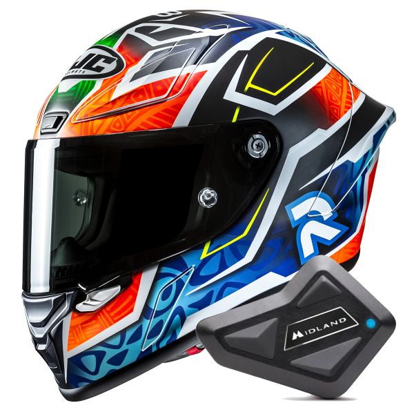 Integral HJC RPHA1 Binder Replica 2024 MC27SF + Kit Bluetooth BT Mini